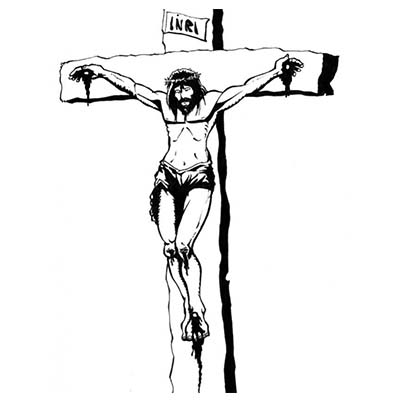 Christian Jesus on the cross designs Fake Temporary Water Transfer Tattoo Stickers NO.10291